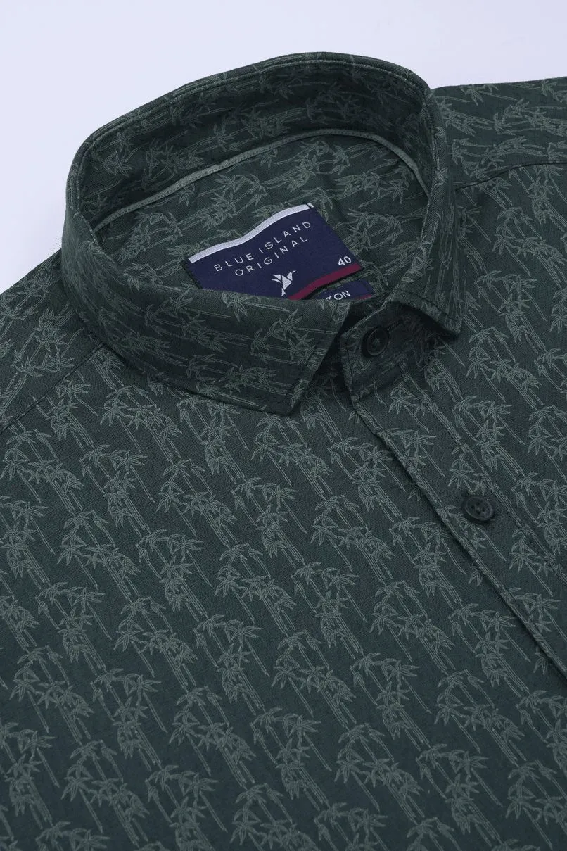 Green Tree Print -Full-Stain Proof
