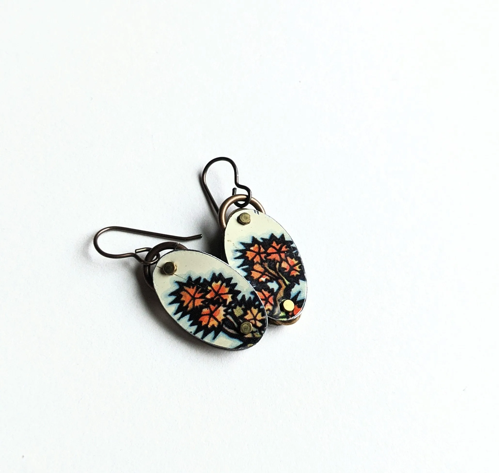 Harbinger Collection Riveted Ovals Earrings