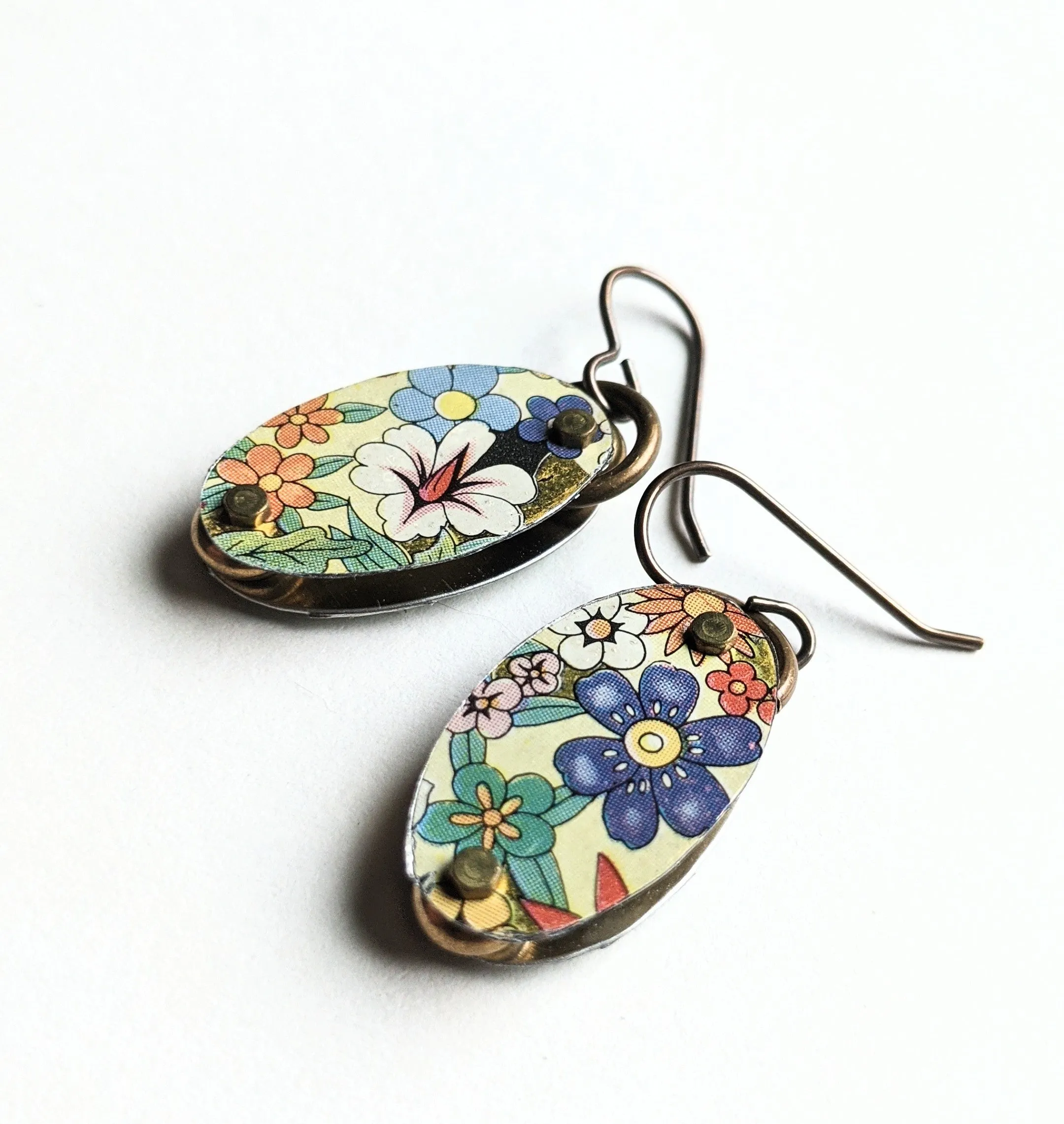 Harbinger Collection Riveted Ovals Earrings