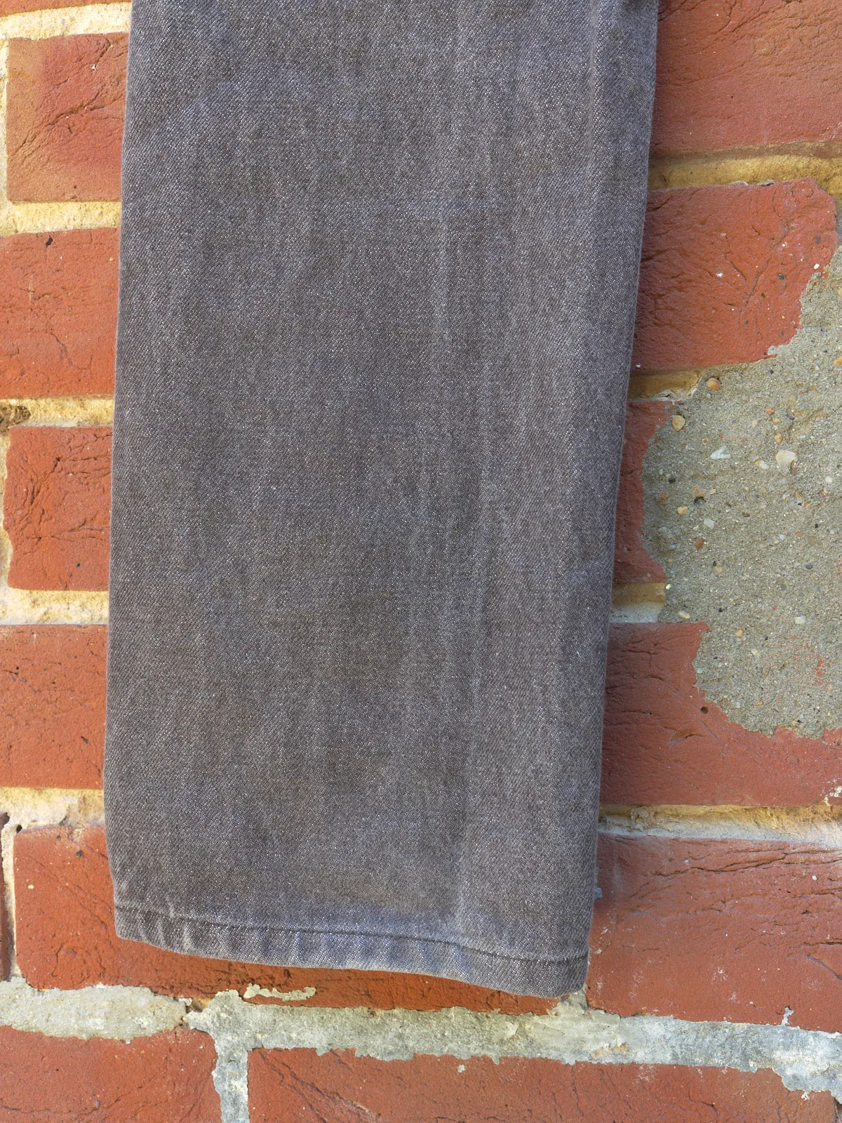 helmut lang grey raw denim 'classic cut' jeans