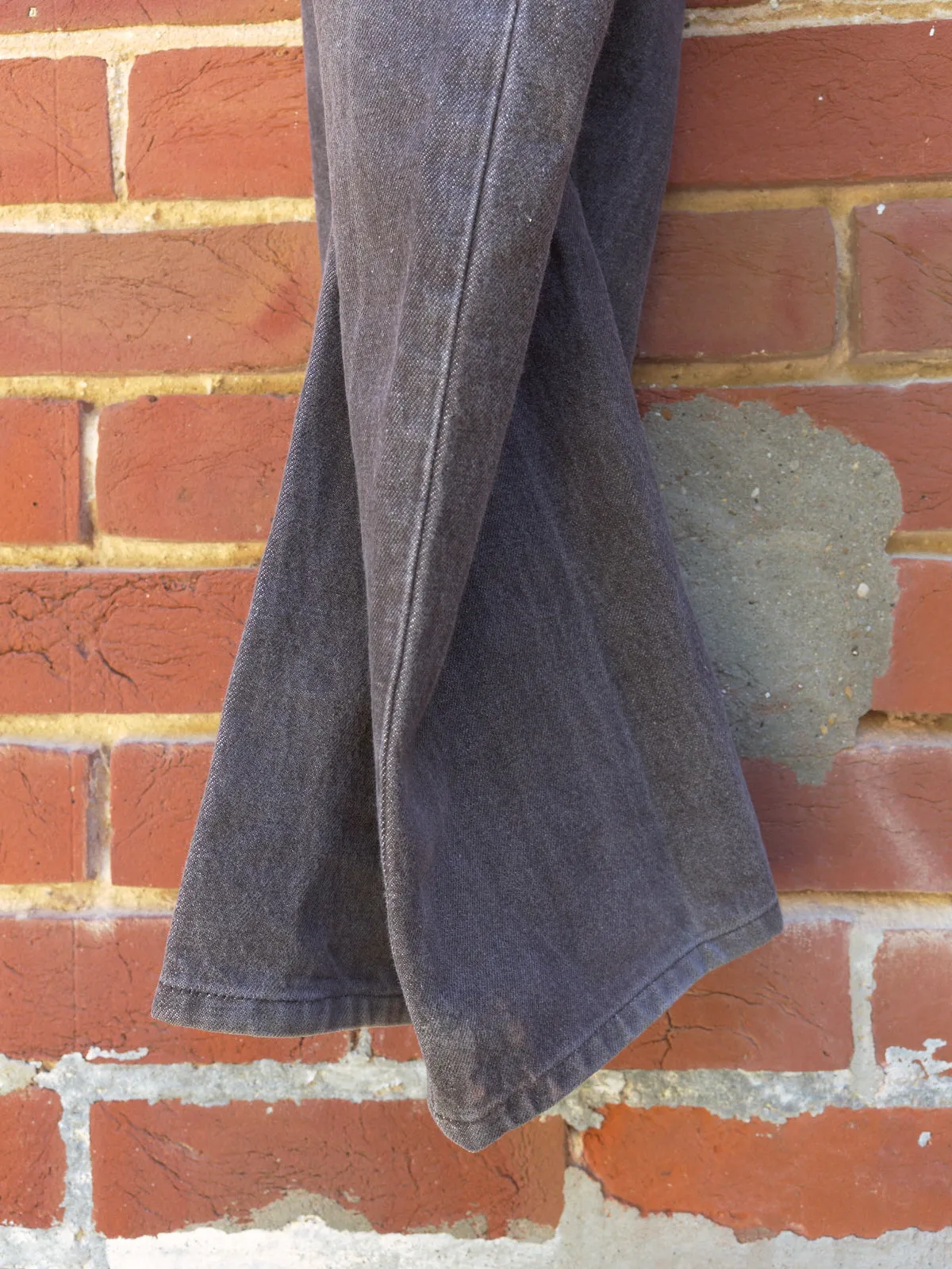 helmut lang grey raw denim 'classic cut' jeans