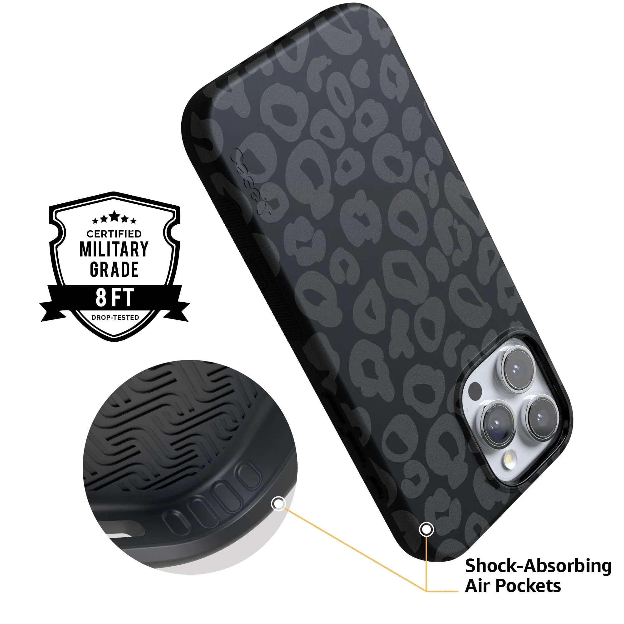 Into the Wild | Black Leopard Case