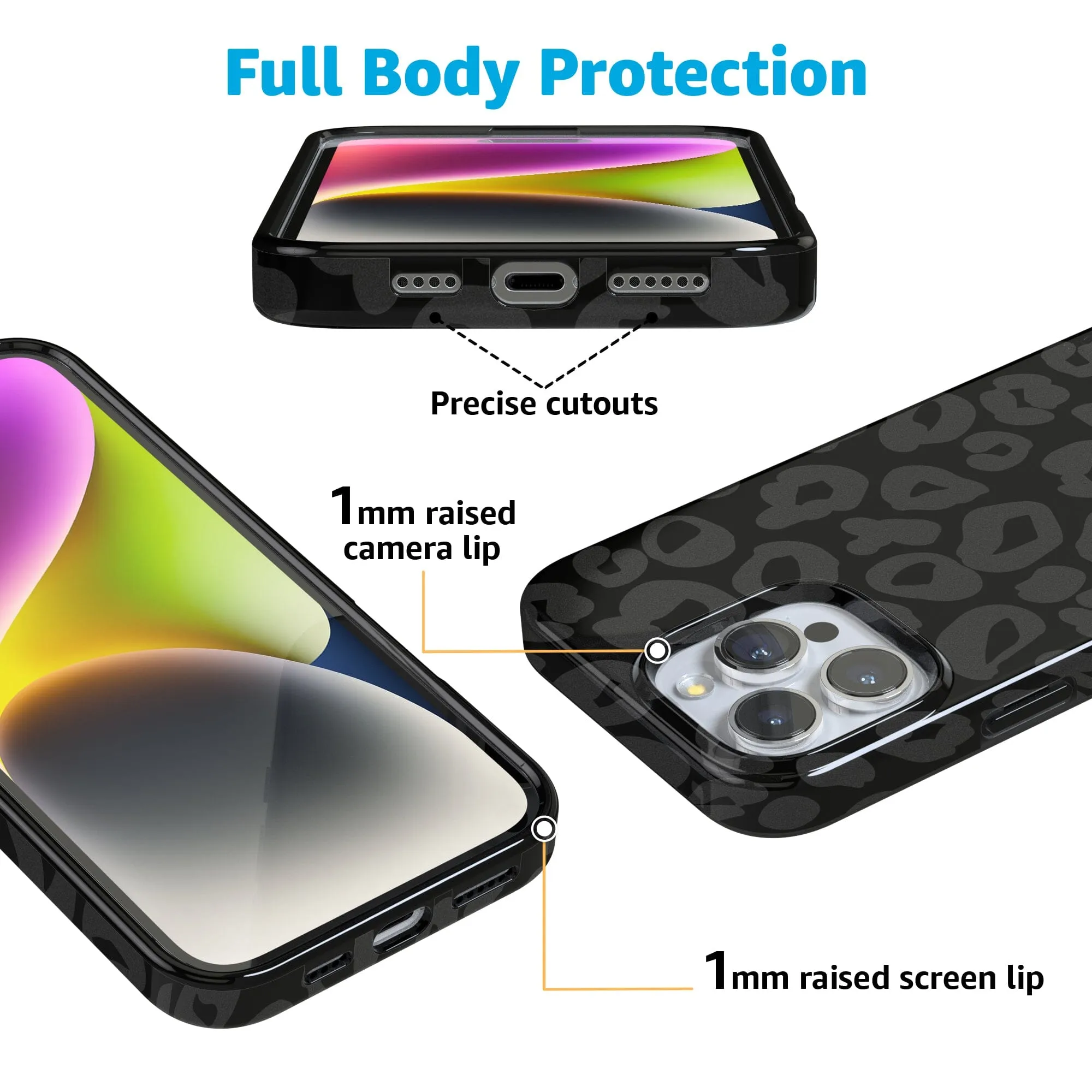 Into the Wild | Black Leopard Case