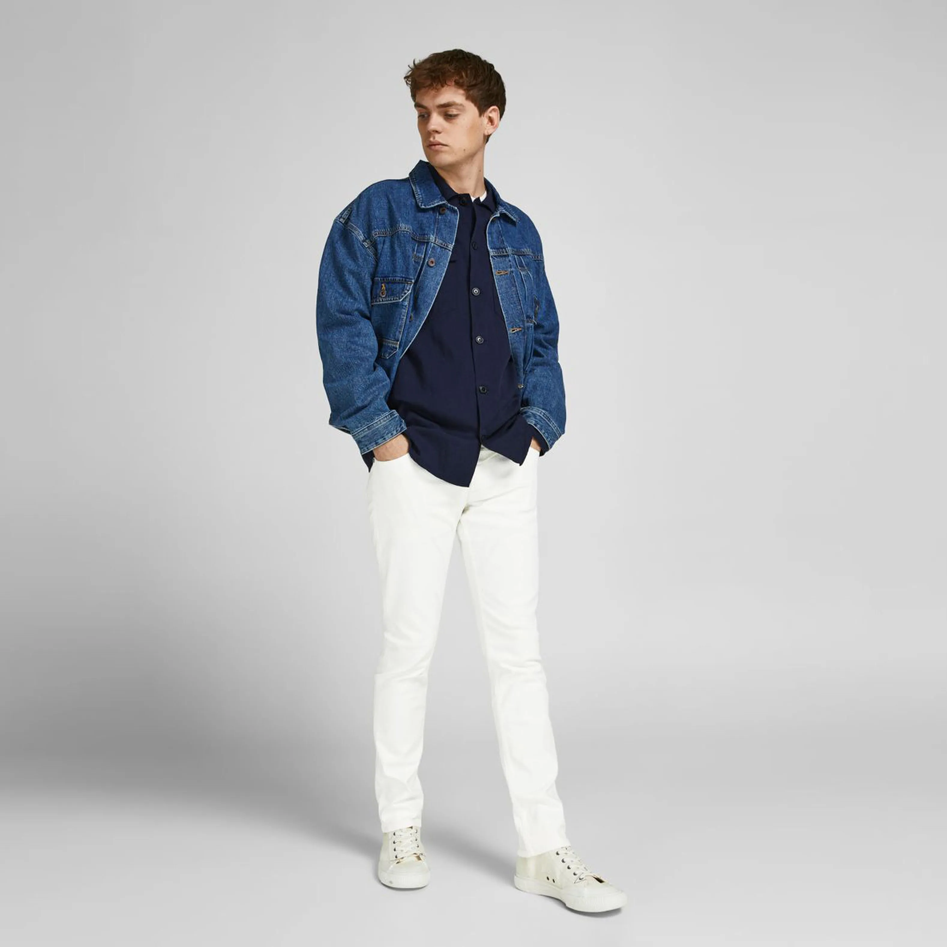 JJ - Men 'White' Gelnn Slim Fit Jeans JJ872