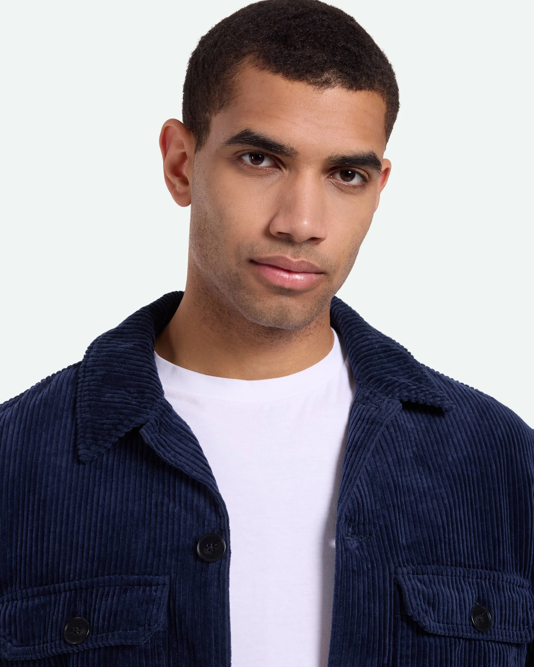Kaison 9133 Overshirt - Navy Blazer