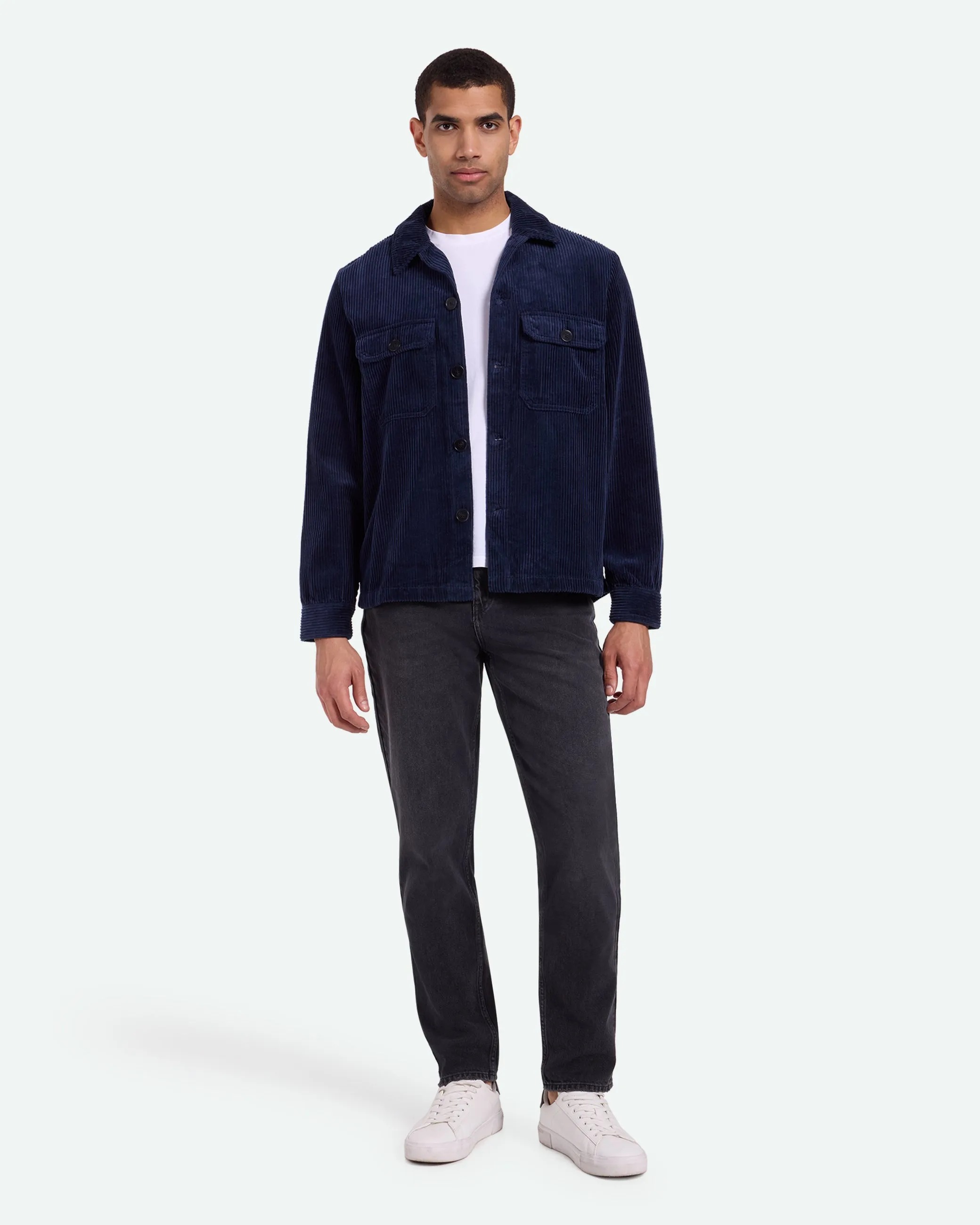Kaison 9133 Overshirt - Navy Blazer