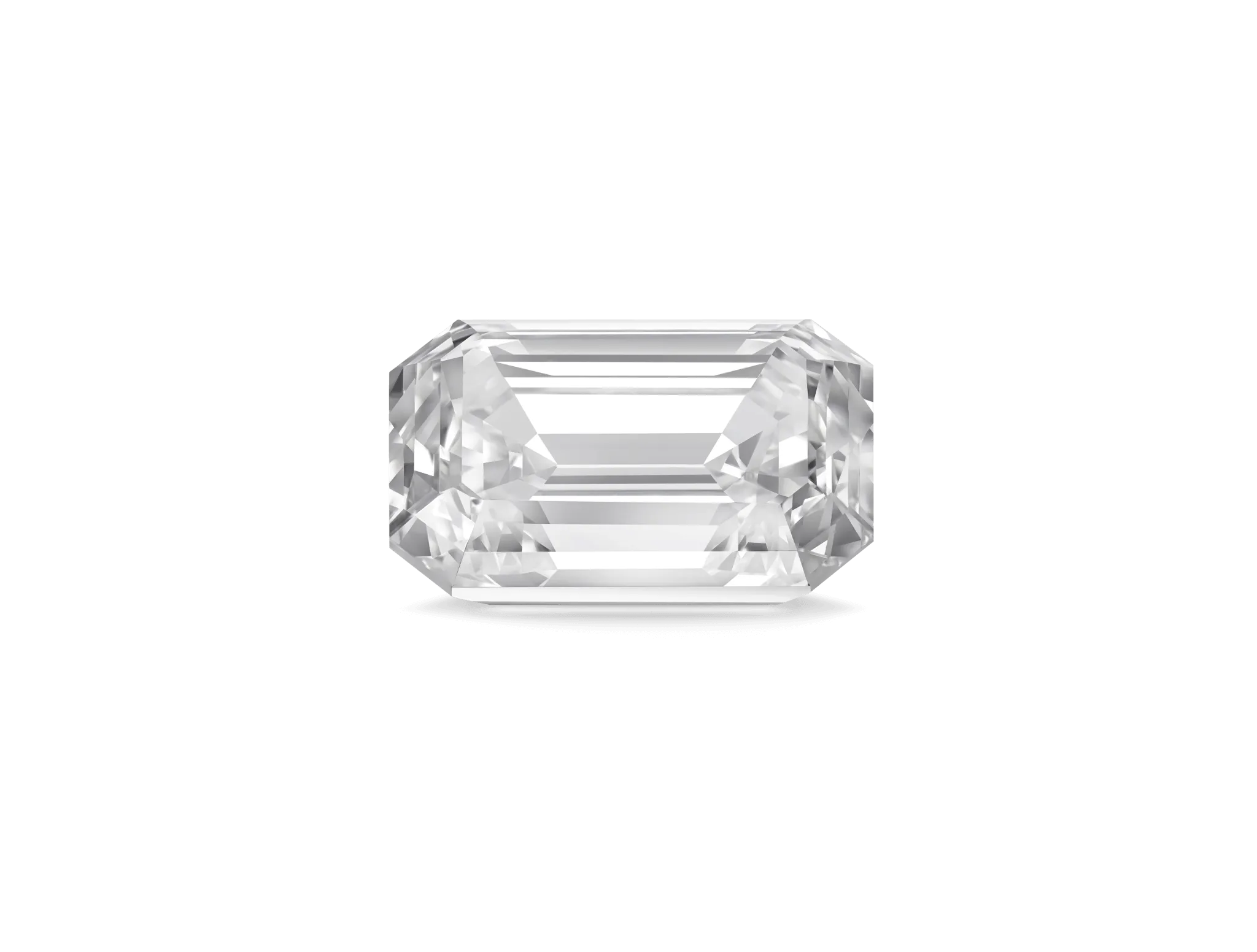 Lab-Grown Loose 2½ct. Emerald Cut Diamond | White