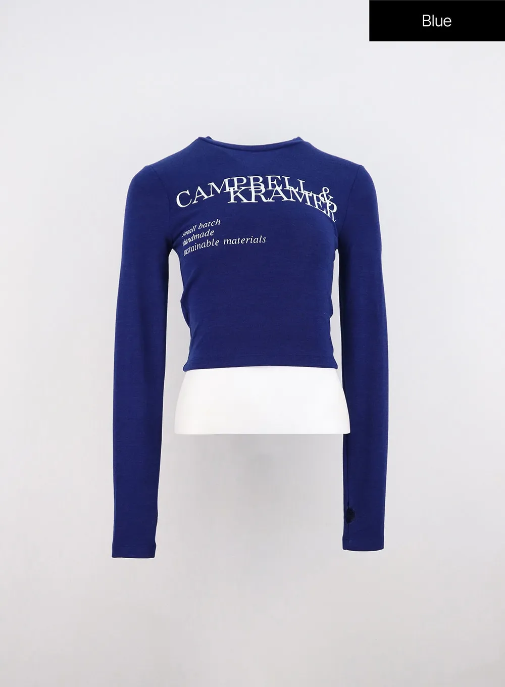 Lettered Round Neck T-Shirt IO317