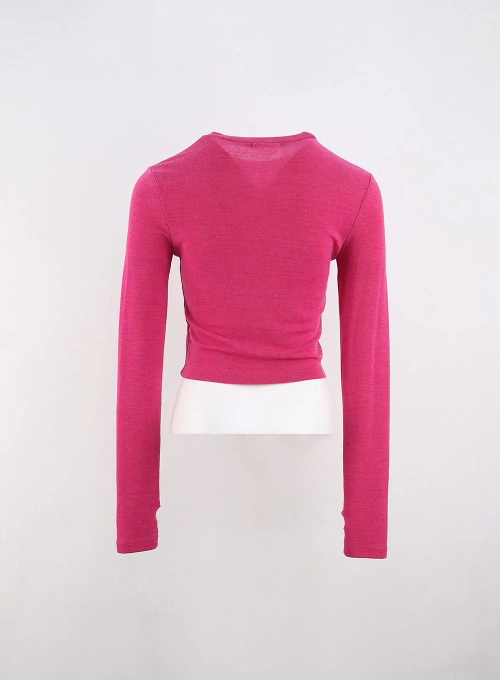 Lettered Round Neck T-Shirt IO317