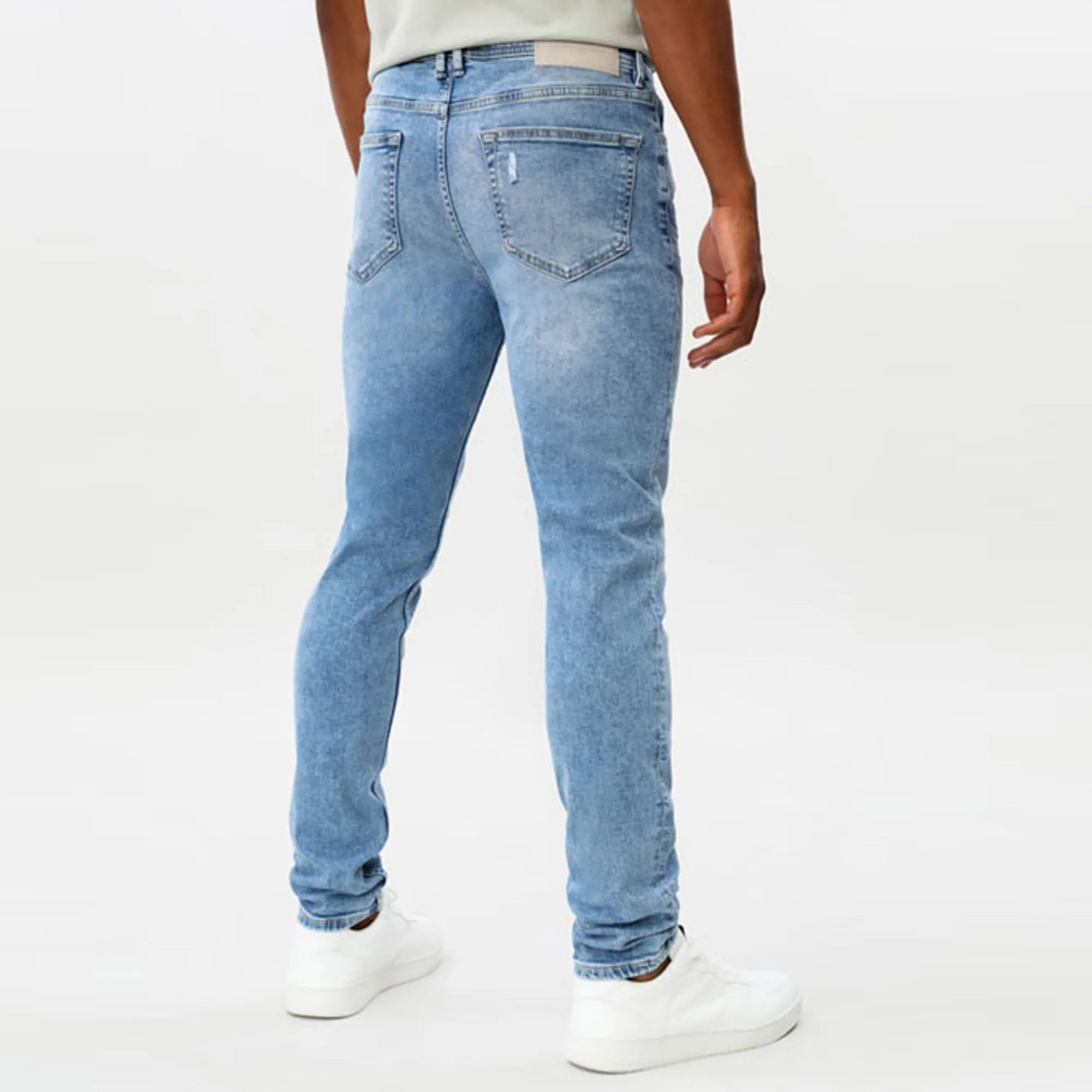 LF - Men 'Light Blue' Premium Comfort Skinny Fit Jeans DM693