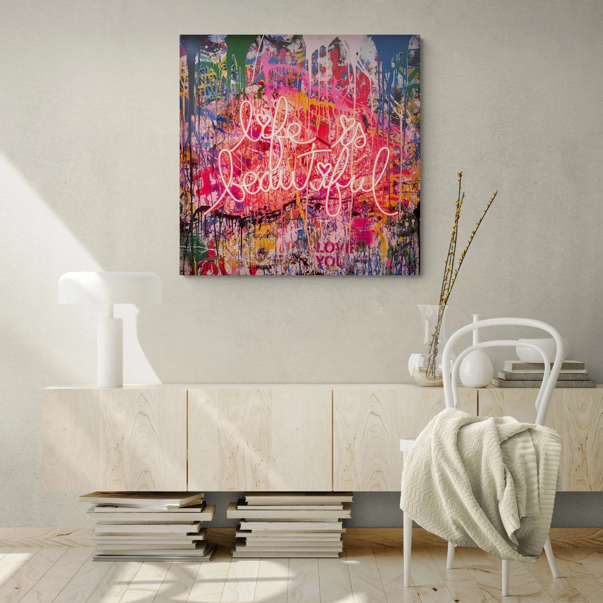 Life is Beautiful Wall Art