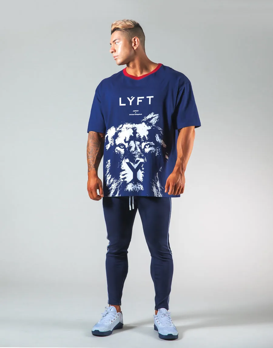 Lion Big T-shirts - Navy