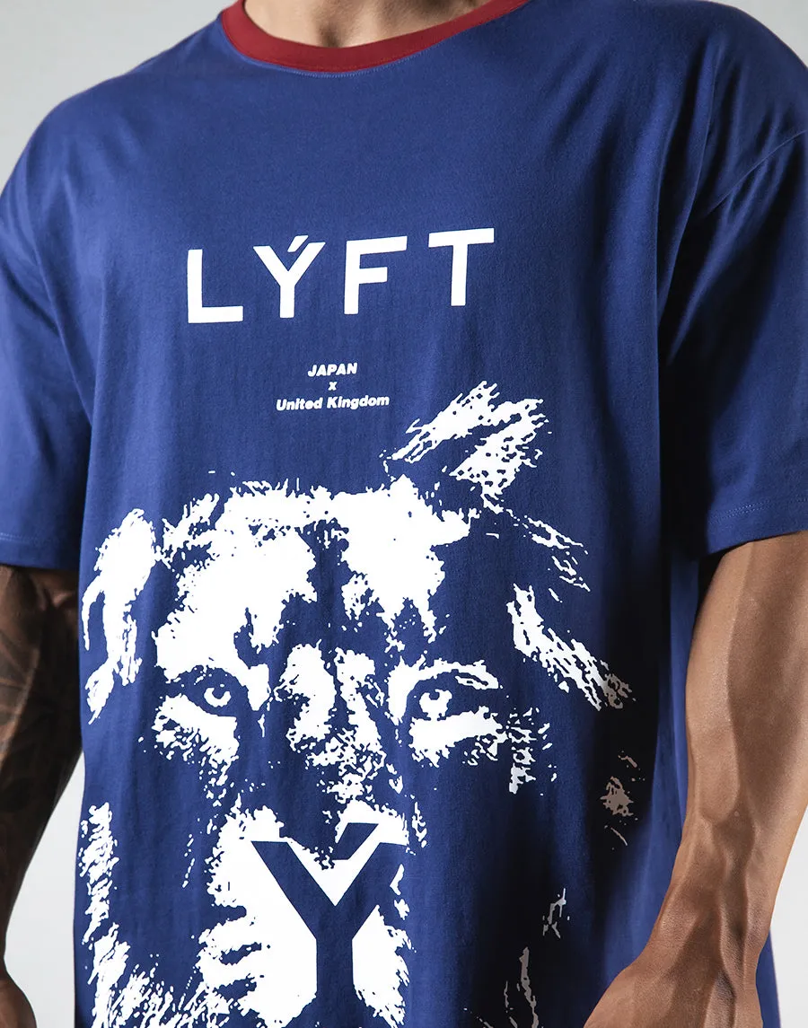 Lion Big T-shirts - Navy