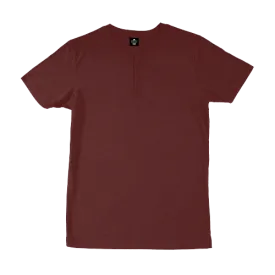 Maroon Henley T-Shirt