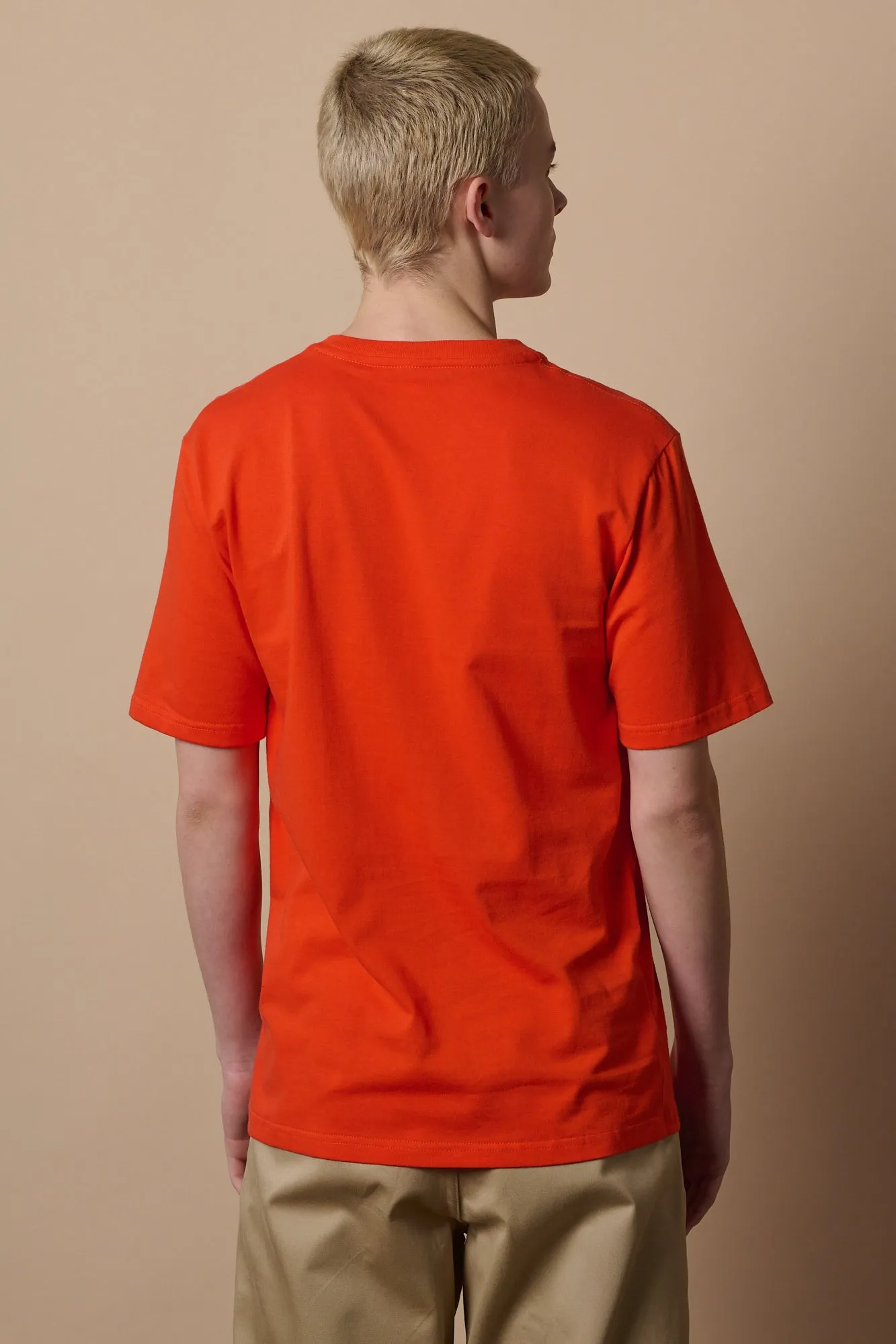 Men's Short Sleeve T Shirt Flame Red