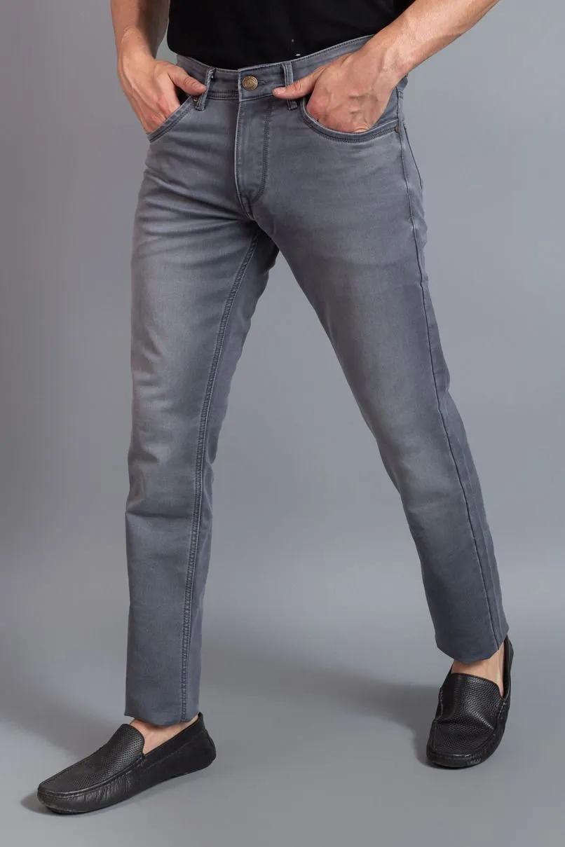 Moonnight Grey - Denim Jeans - Stain Proof