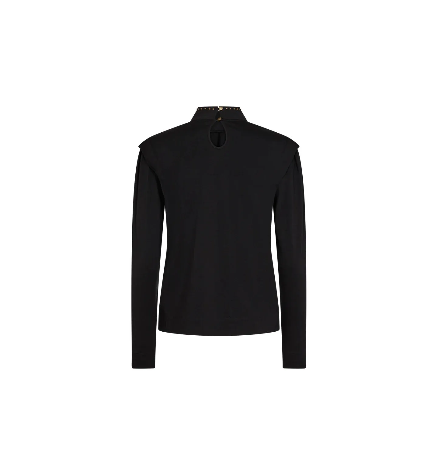 Mos Mosh Noni Black Gold Stud Top