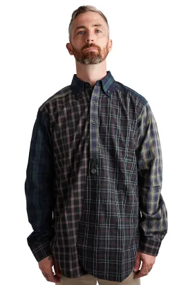 Needles B.D. EDW Cotton Plaid Cloth Shirt 'Navy'