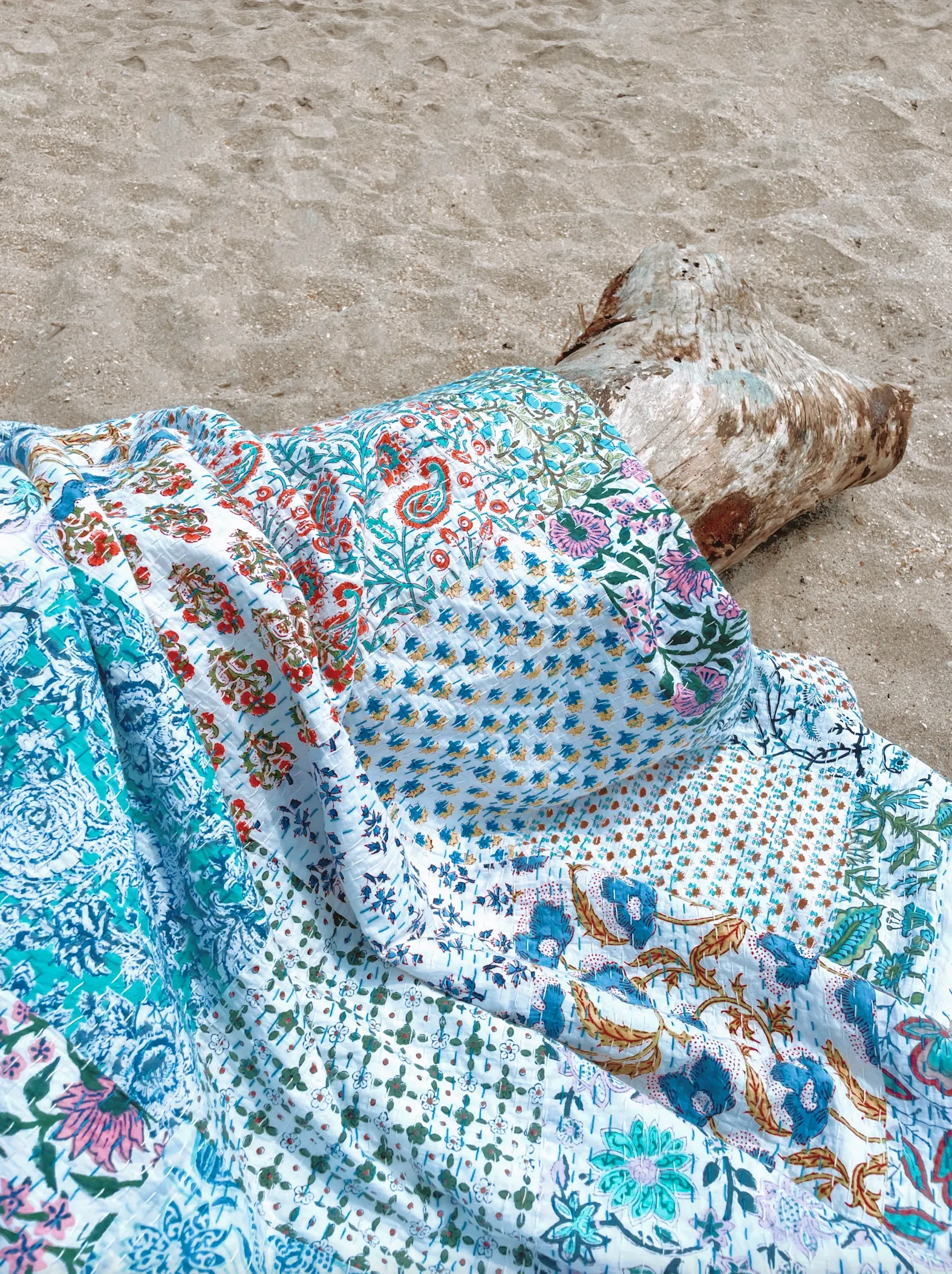 Neutral Patchwork Quilt