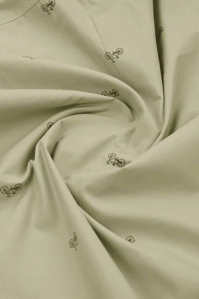 Olive Cycle Print -Full-Stain Proof