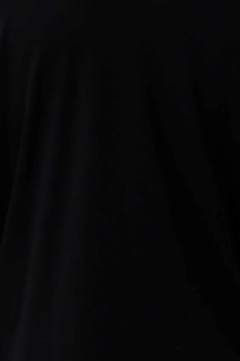 Panther Black Solid TShirt - Stain Proof