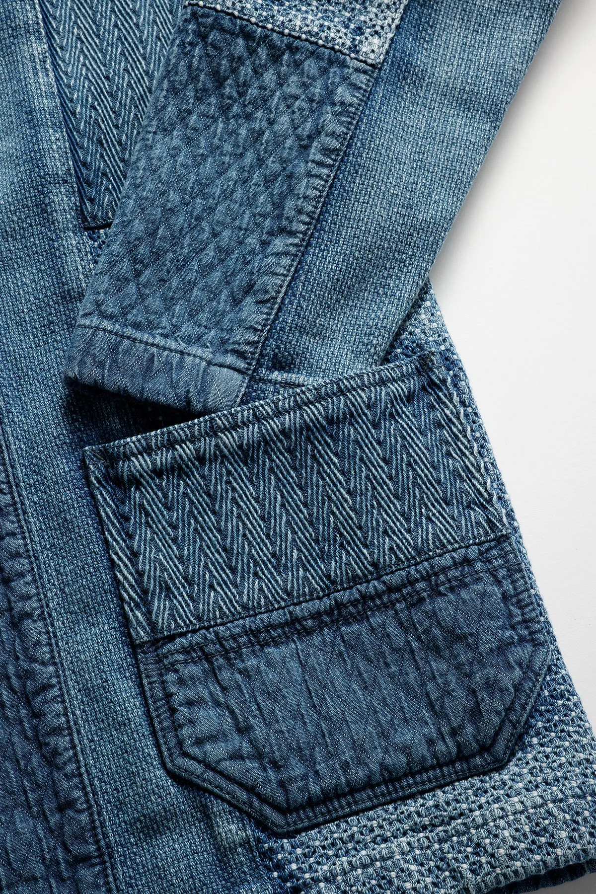 PATCHWORK HAORI JACKET 3YR WASH
