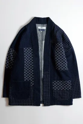 PATCHWORK HAORI JACKET RINSE