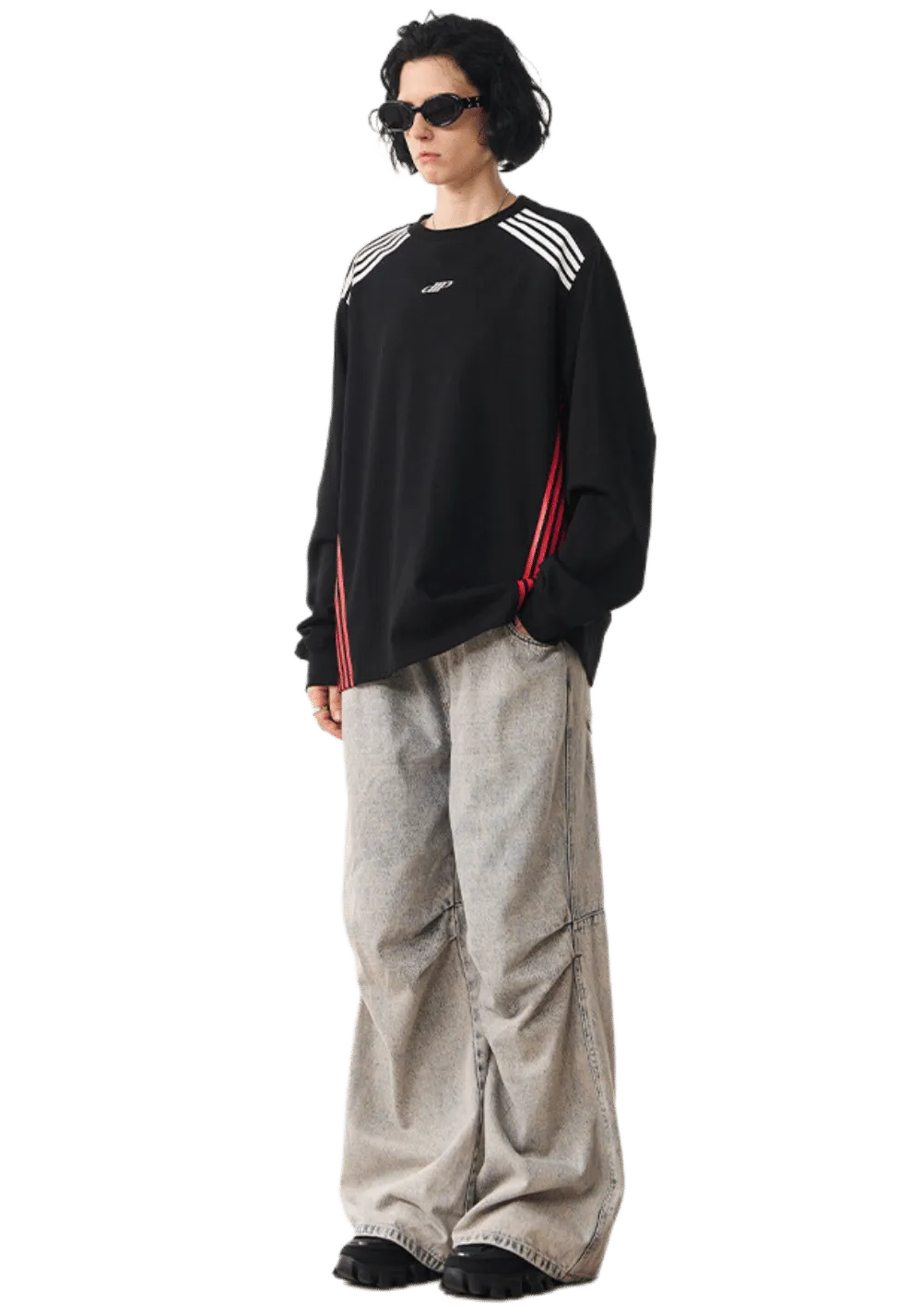 Patchwork Long Sleeve T-Shirt