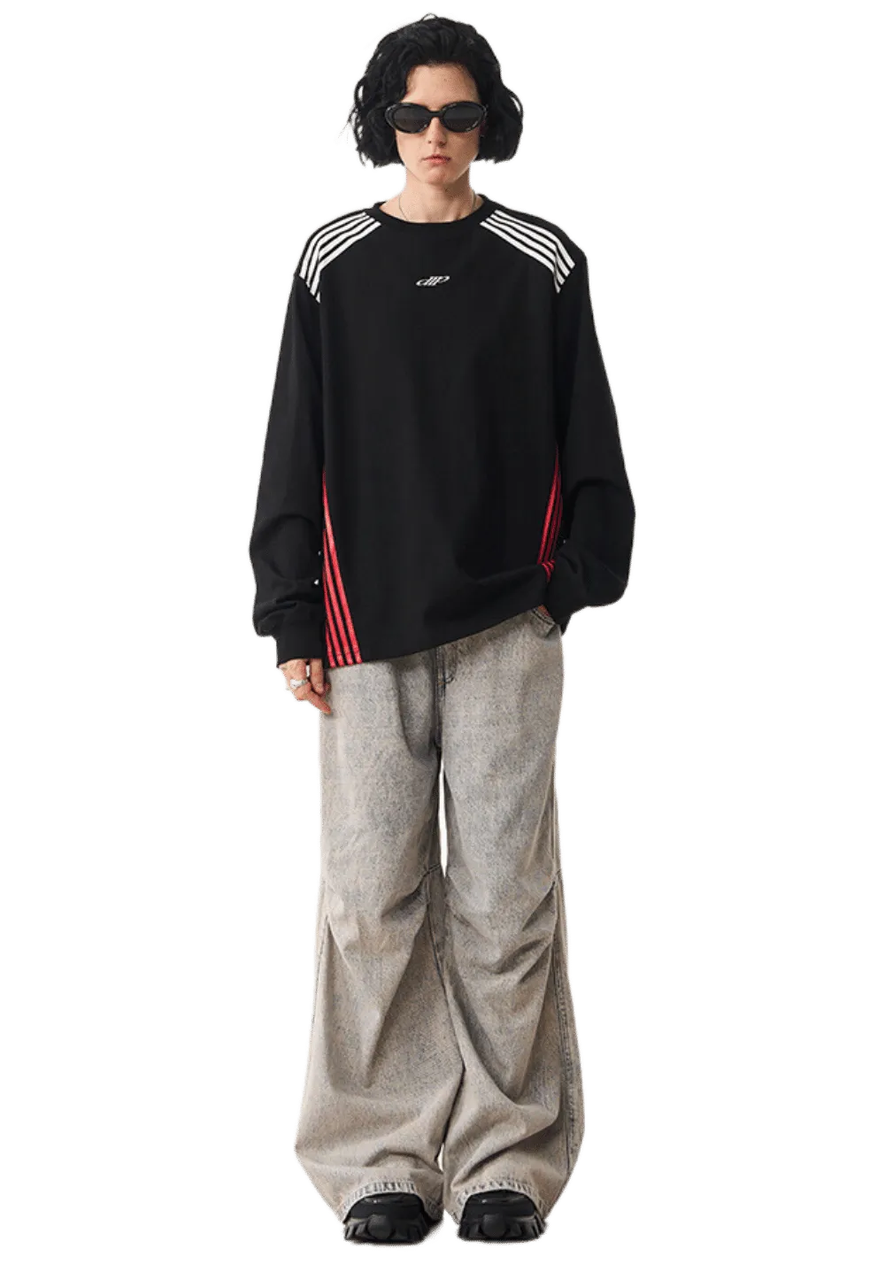 Patchwork Long Sleeve T-Shirt