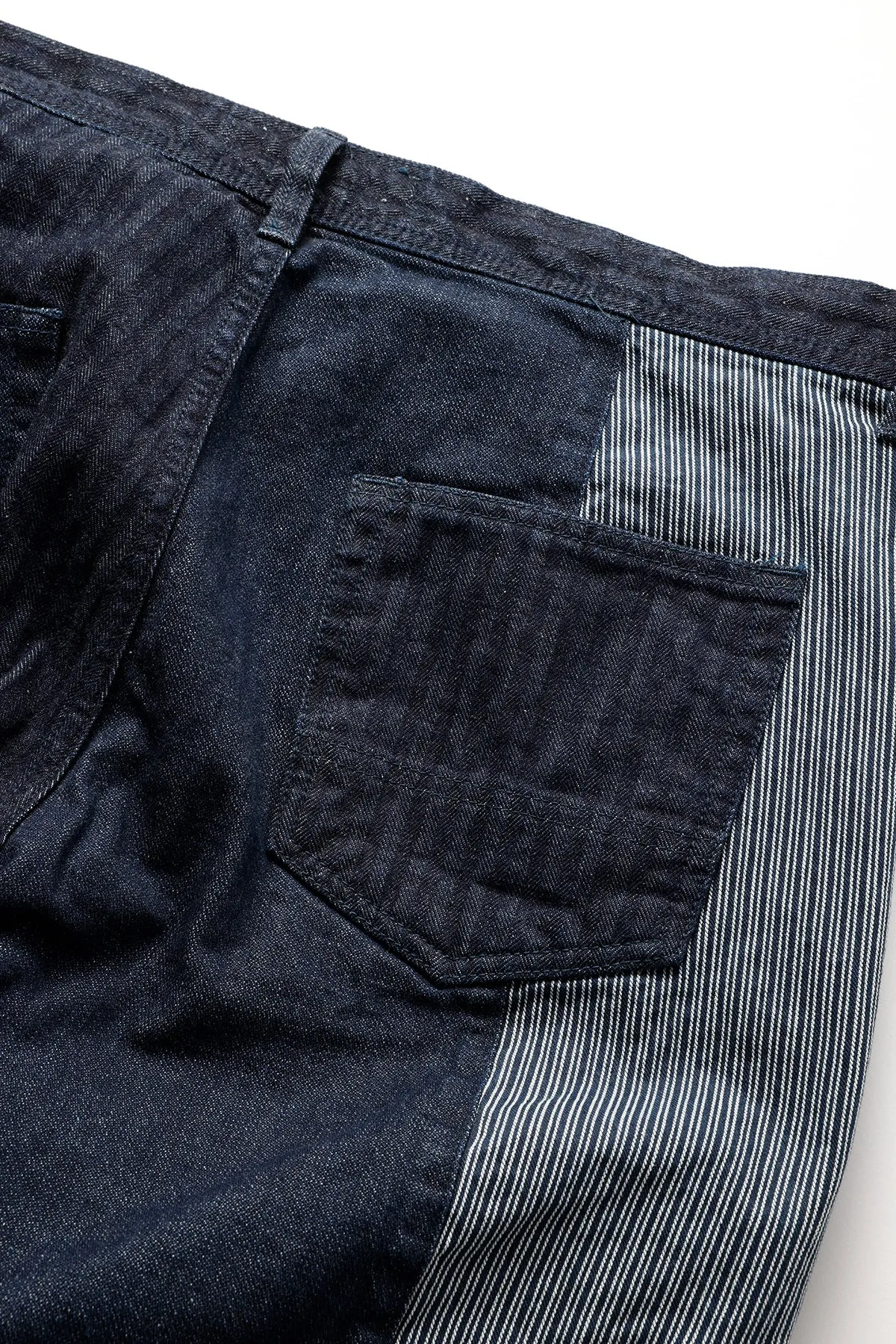 PATCHWORK PANTS RINSE
