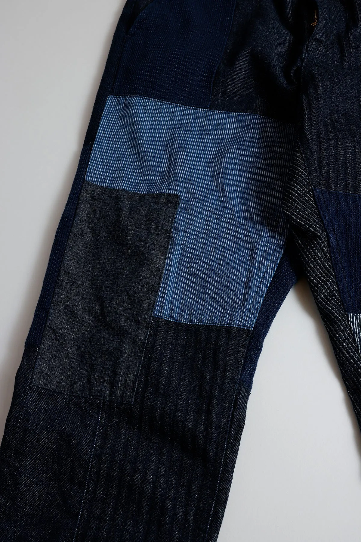 PATCHWORK PANTS RINSE