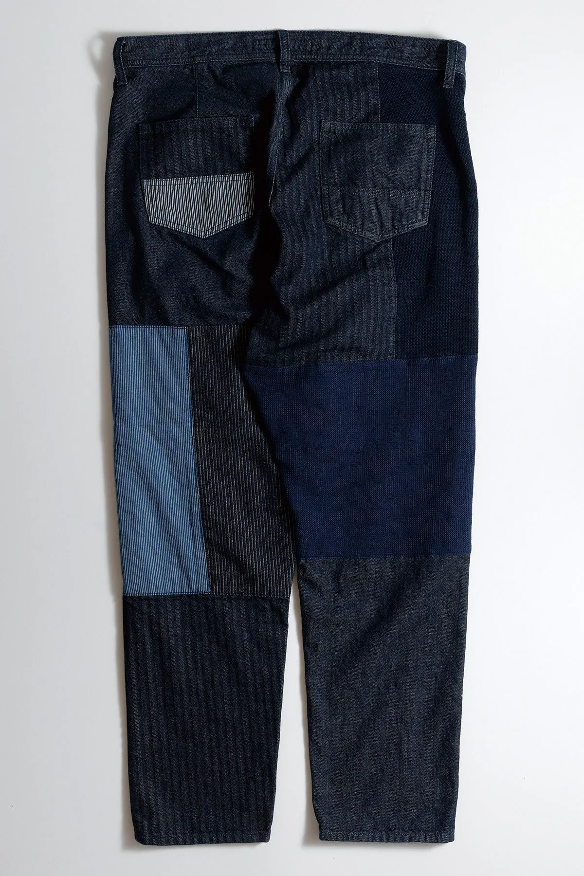 PATCHWORK PANTS RINSE