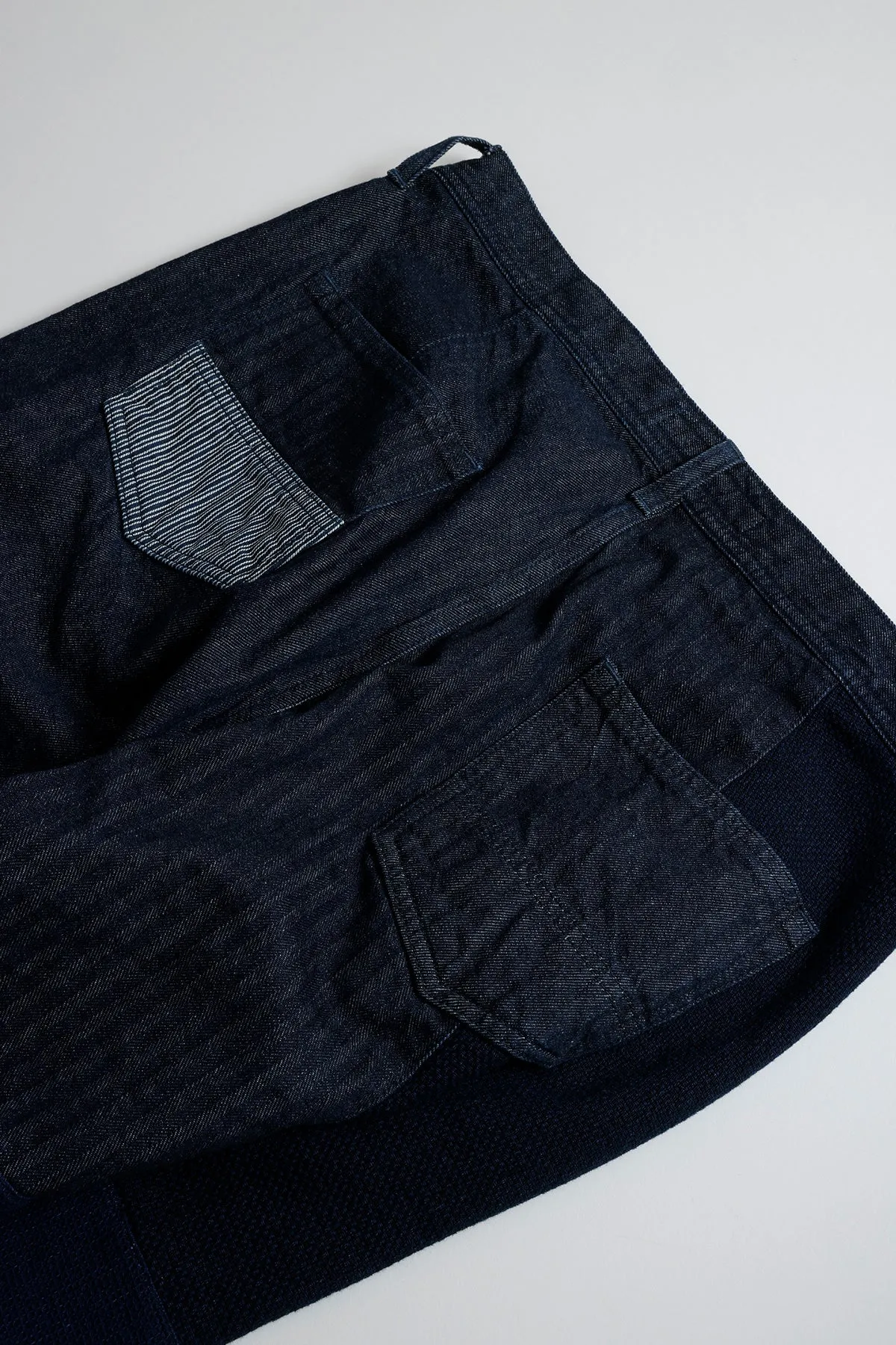 PATCHWORK PANTS RINSE