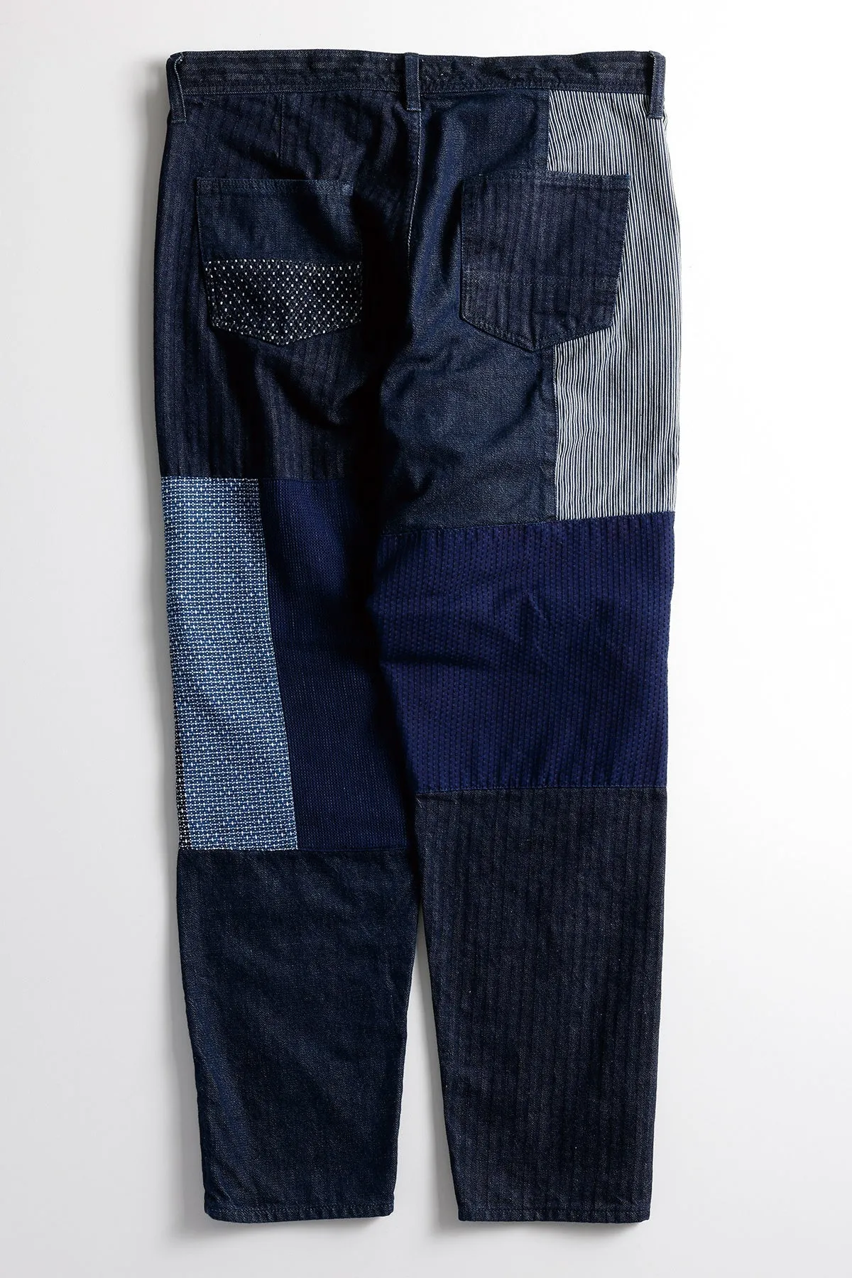 PATCHWORK PANTS RINSE