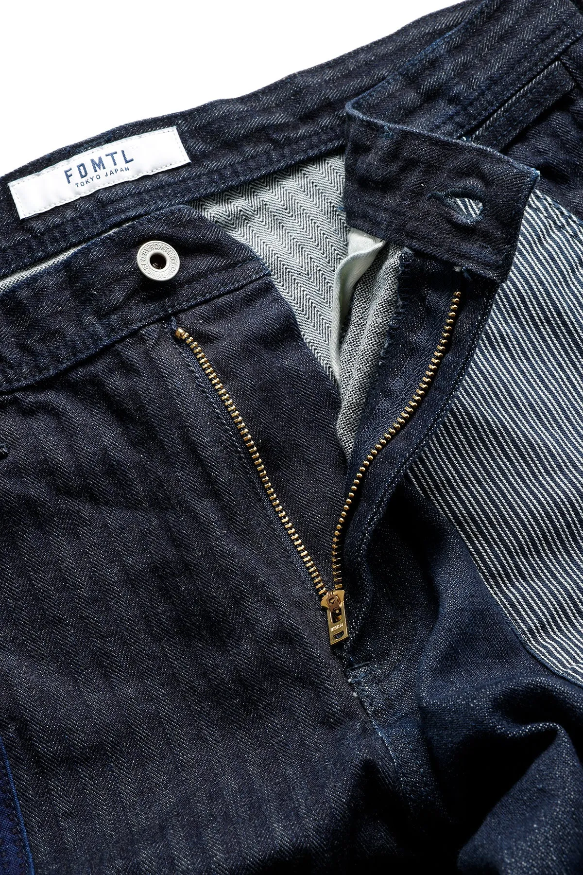 PATCHWORK PANTS RINSE