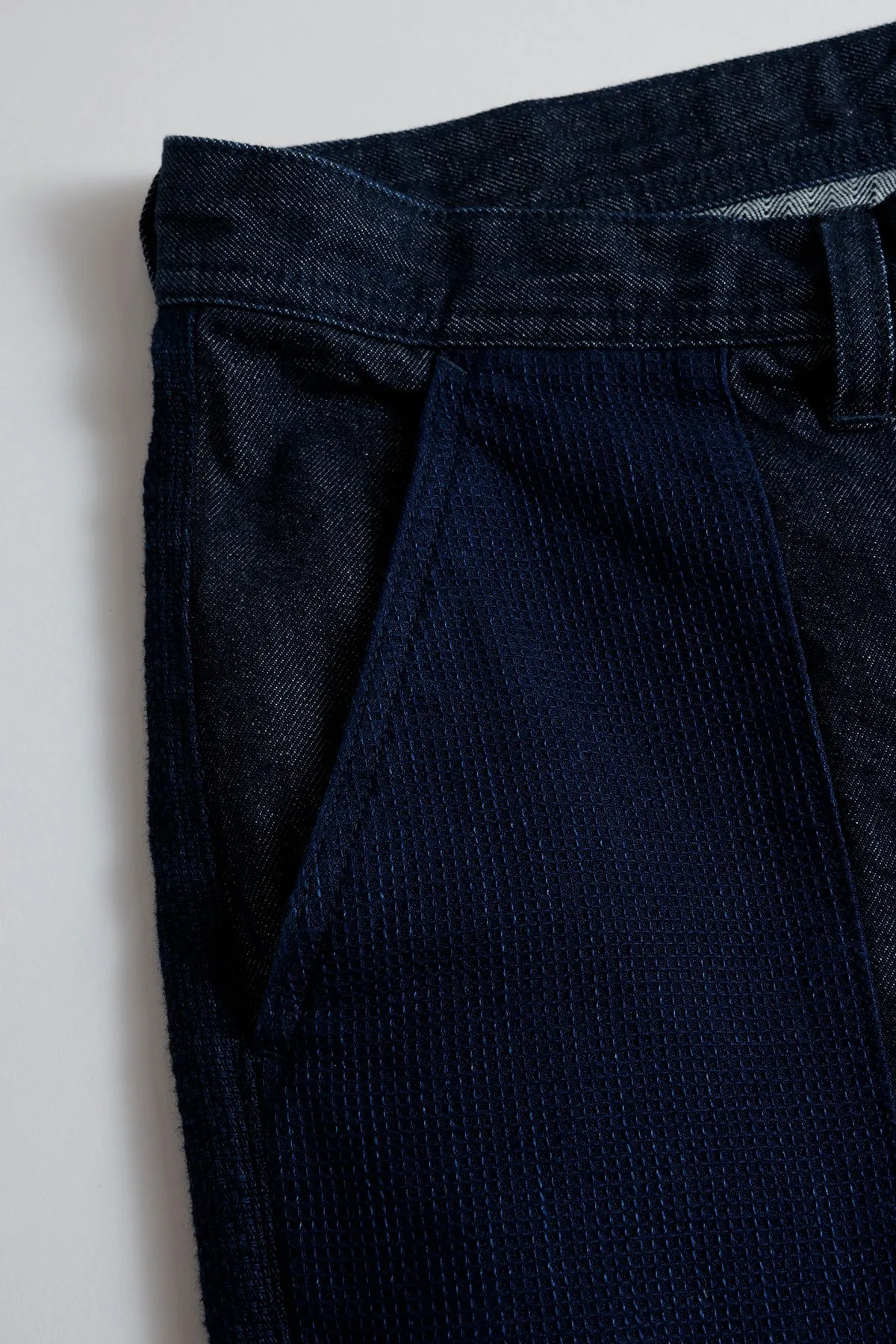 PATCHWORK PANTS RINSE