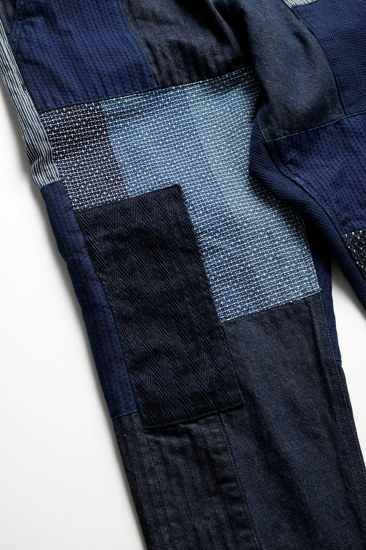 PATCHWORK PANTS RINSE