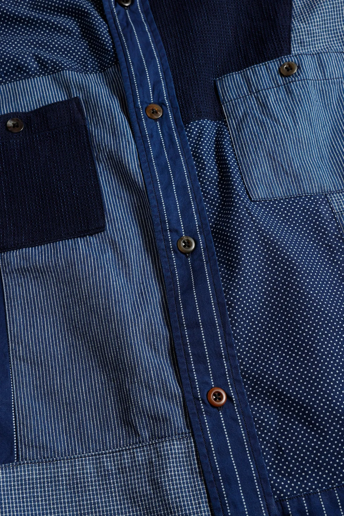 PATCHWORK SHIRT RINSE