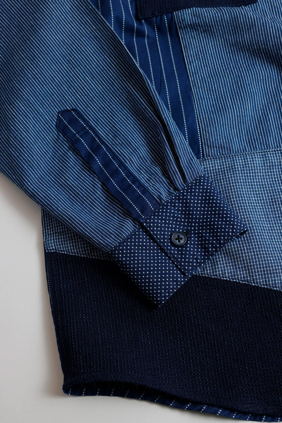 PATCHWORK SHIRT RINSE