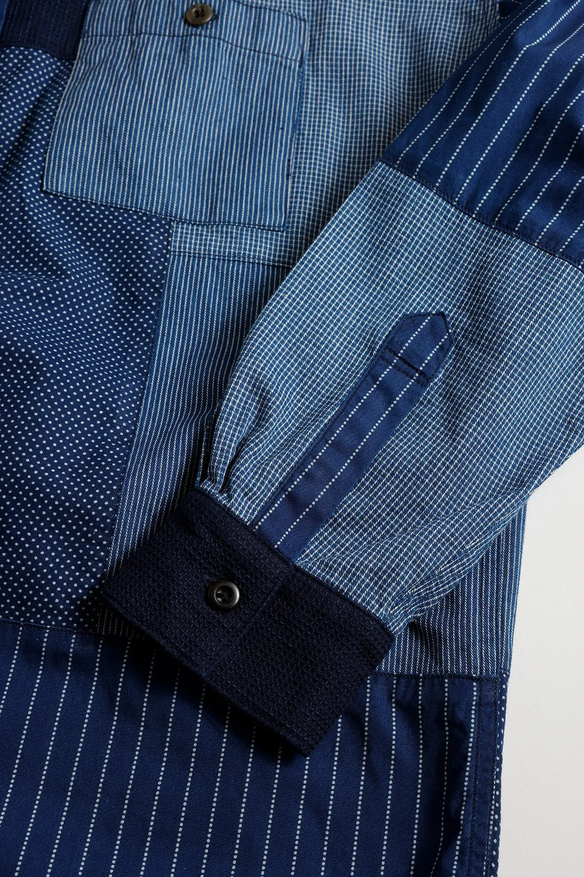 PATCHWORK SHIRT RINSE