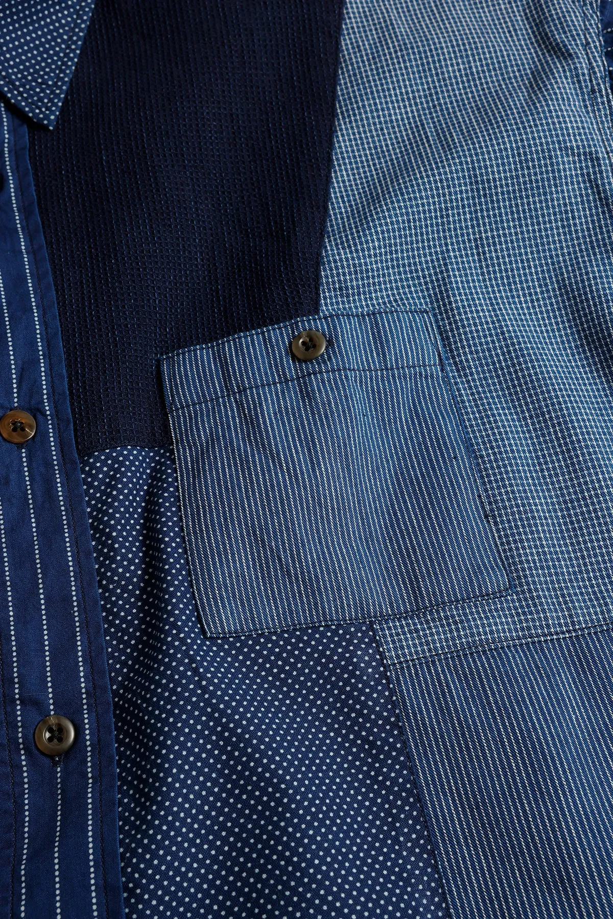 PATCHWORK SHIRT RINSE