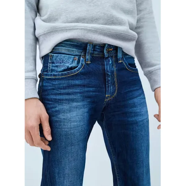 PJ - Men 'Blue' Kingston Zip Relaxed Regular Jeans PJ556