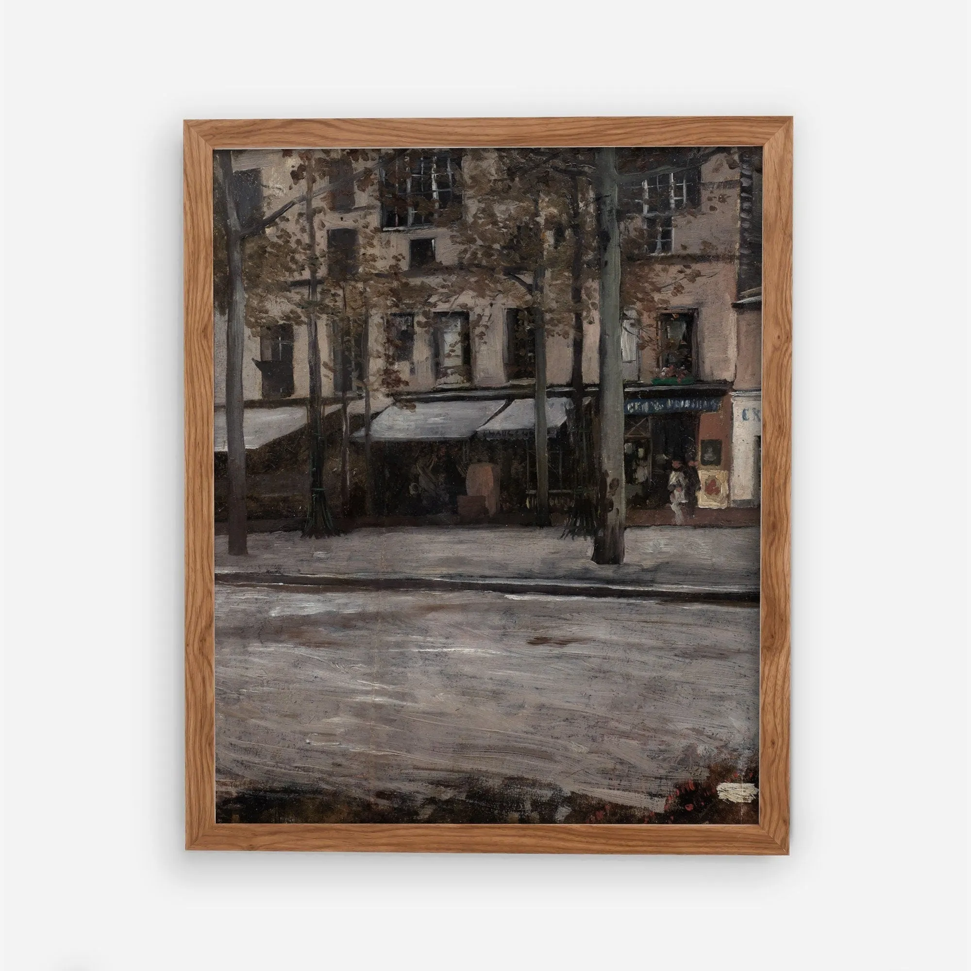 Printed Vintage Wall Art with Landscape Scenery