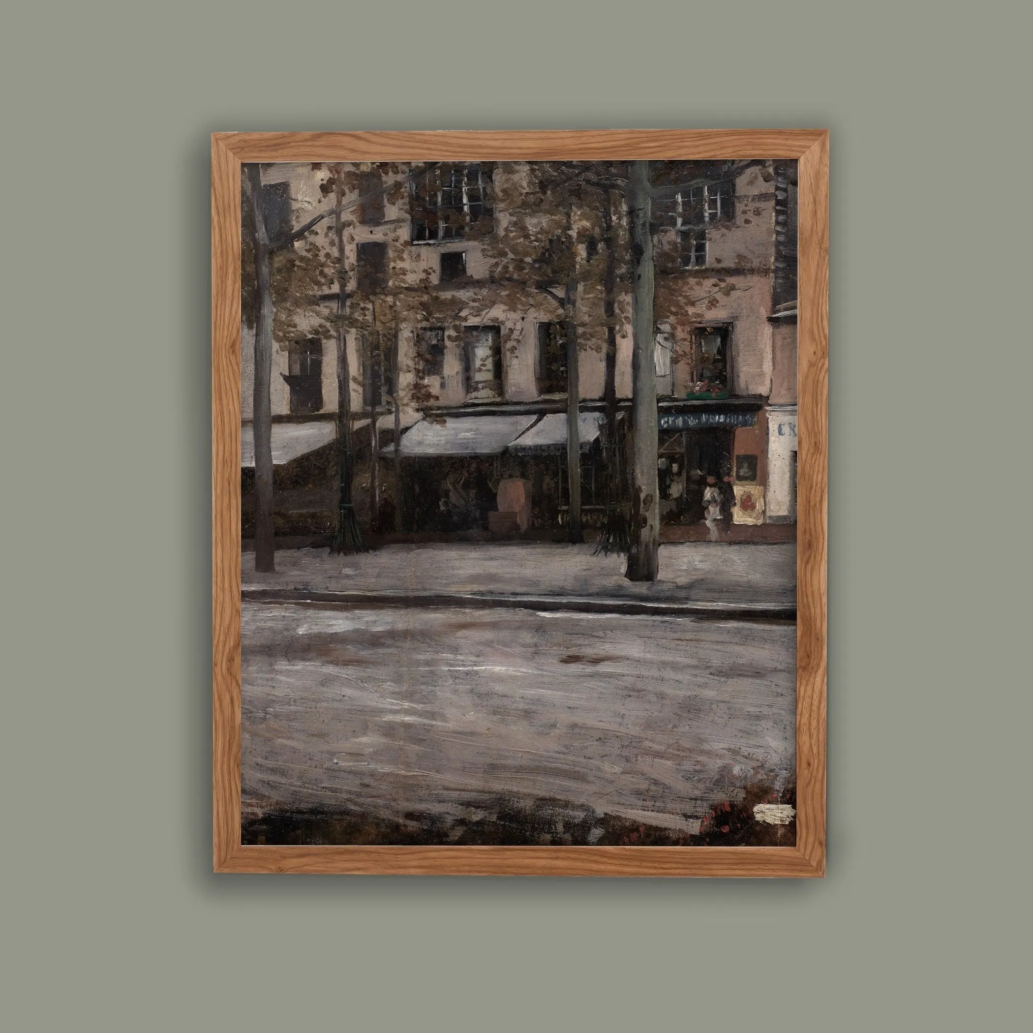 Printed Vintage Wall Art with Landscape Scenery