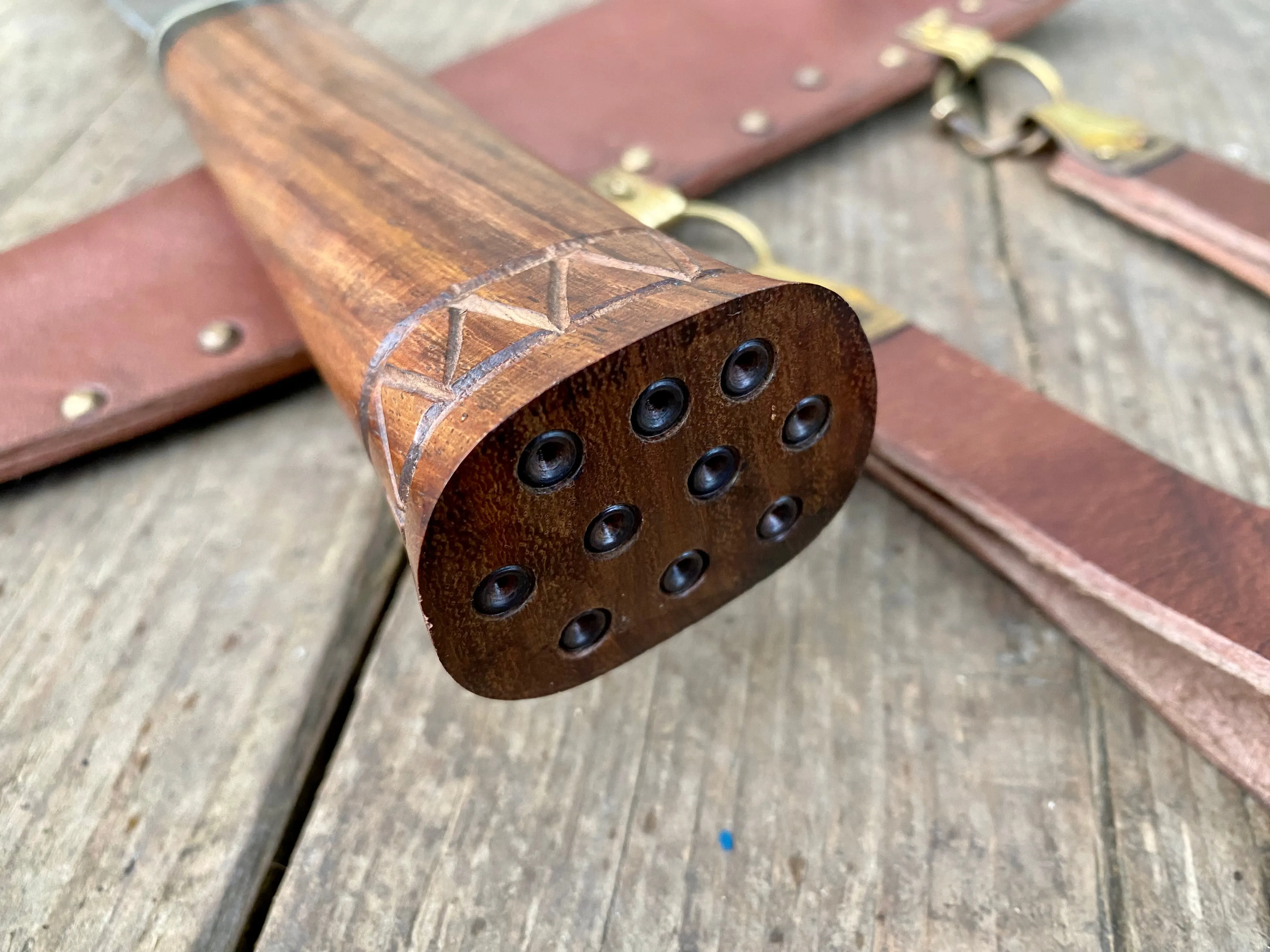 Riveted Langseax Pattern Welded