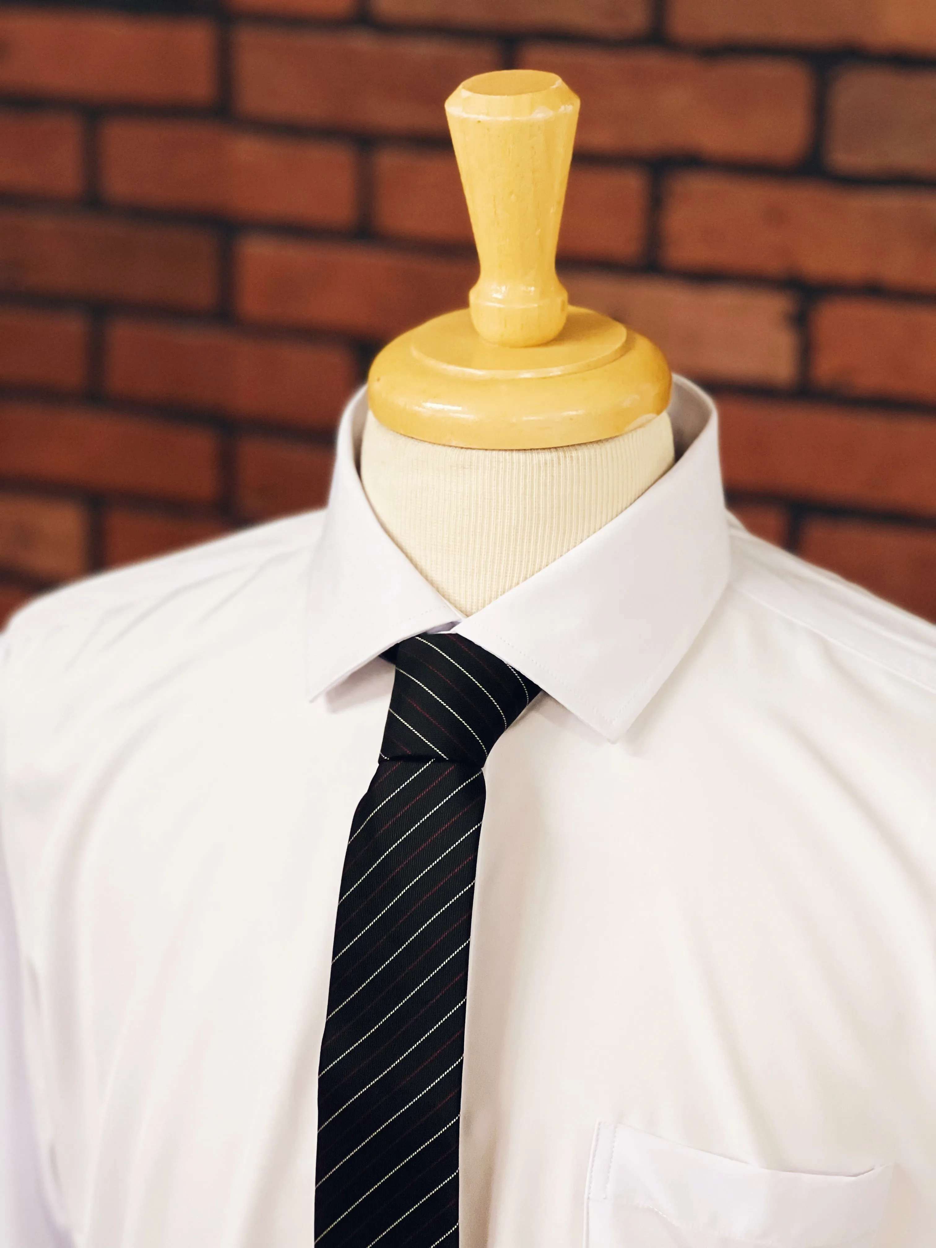 Robbins & Brooks 4-Way Flex White Dress Shirt Long Sleeve