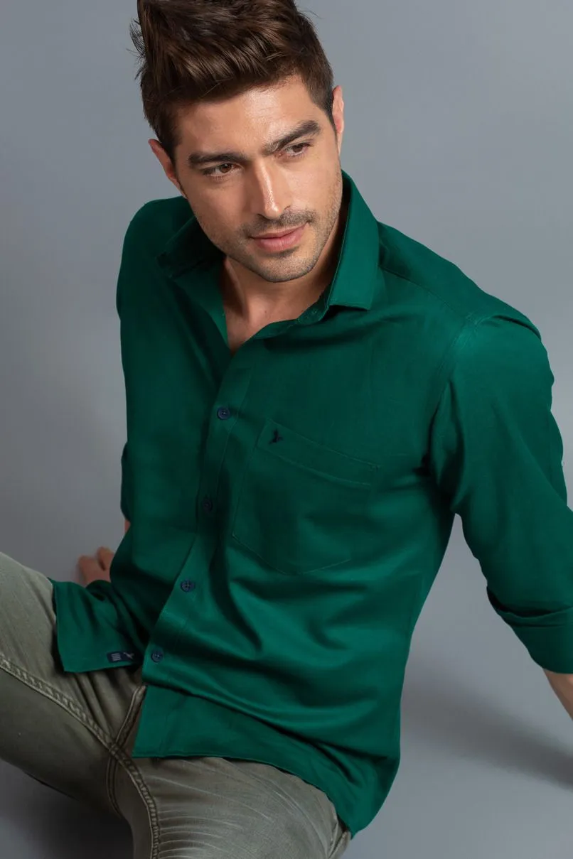 Royal Green Solid-Full-Stain Proof