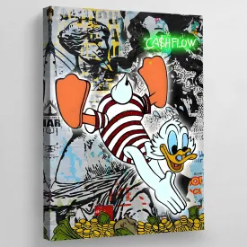 Scrooge Graffiti Wall Art