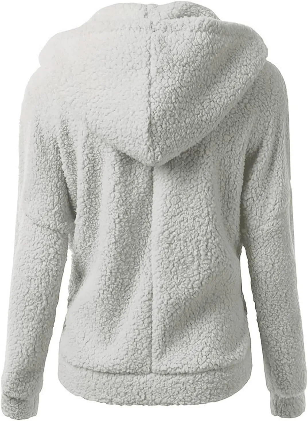 Sherpa Jacket Women Lightweight Fleece Zip Up Hoodie Jackets Casual Cozy Soft Fluffy Fuzzy Sweater Coats with Pockets