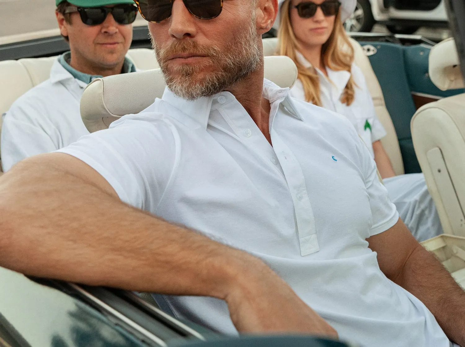 Slim Fit Top-Shelf Range Polo - Bright White